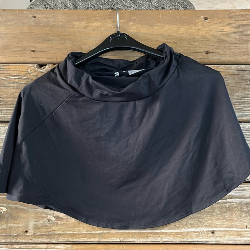 Black stretchy work out skirt